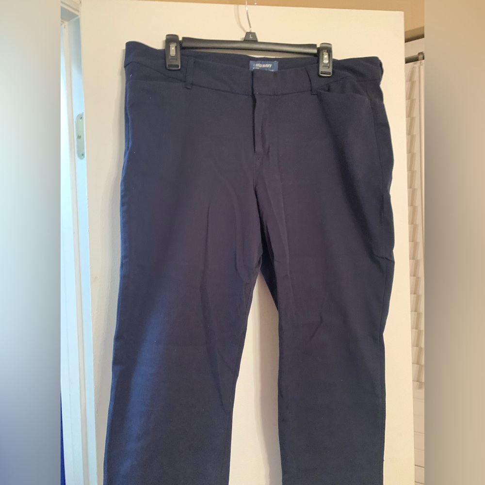 Old Navy - Navy Blue Pixie Pants Size 16R Size 16